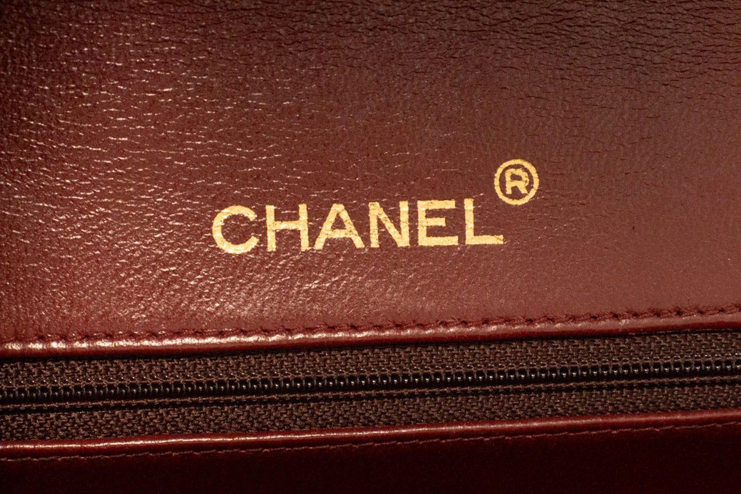 CHANEL Classic Double Flap Square Chain Schultertasche Schwarz Lamm ah5 hannari-shop