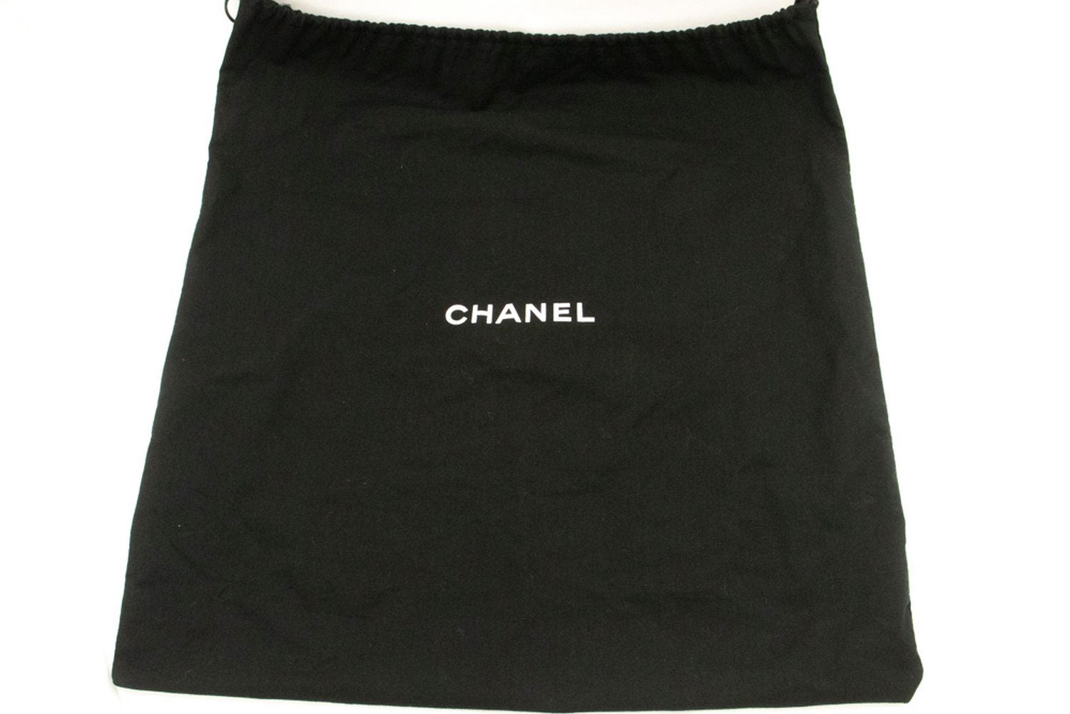 CHANEL Classic Double Flap 10" Chain Shoulder Bag Black Lambskin ak3 hannari-shop