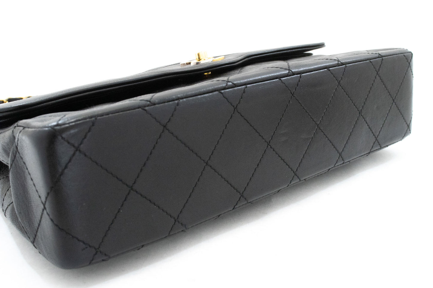 CHANEL Paris Limited Vintage Chain Shoulder Bag Black Quilted Flap ai9 hannari-shop