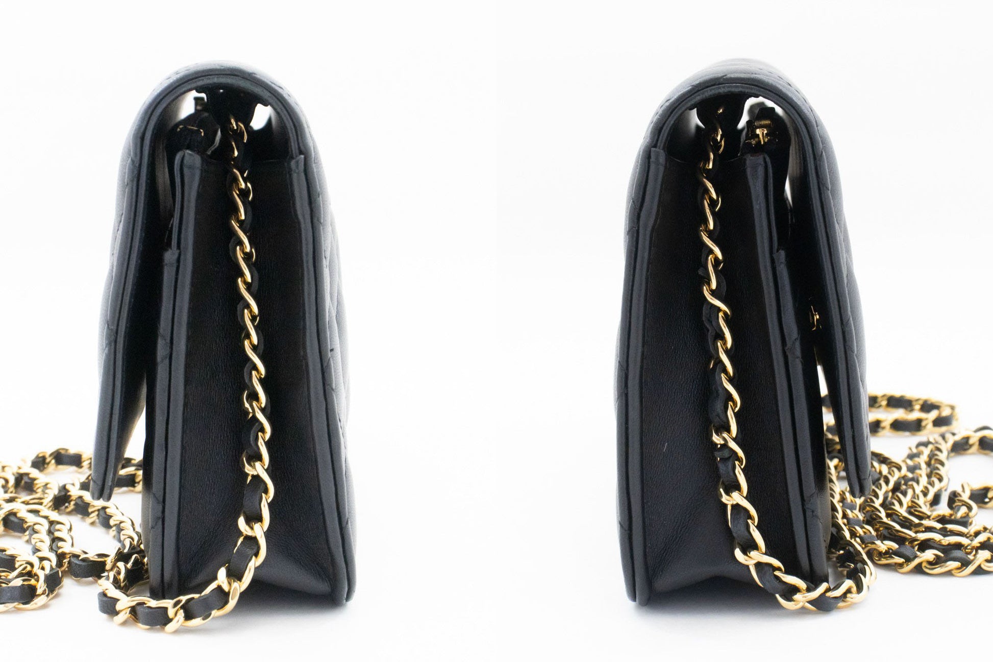 CHANEL Sort Classic Wallet On Chain WOC Skuldertaske Crossbody ae8 hannari-shop