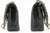 CHANEL Classic Double Flap 10" Chain Shoulder Bag Black Lambskin p76 hannari-shop