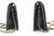 CHANEL Full Flap Chain Shoulder Bag Clutch Black Quilted Lambskin n36 hannari-shop