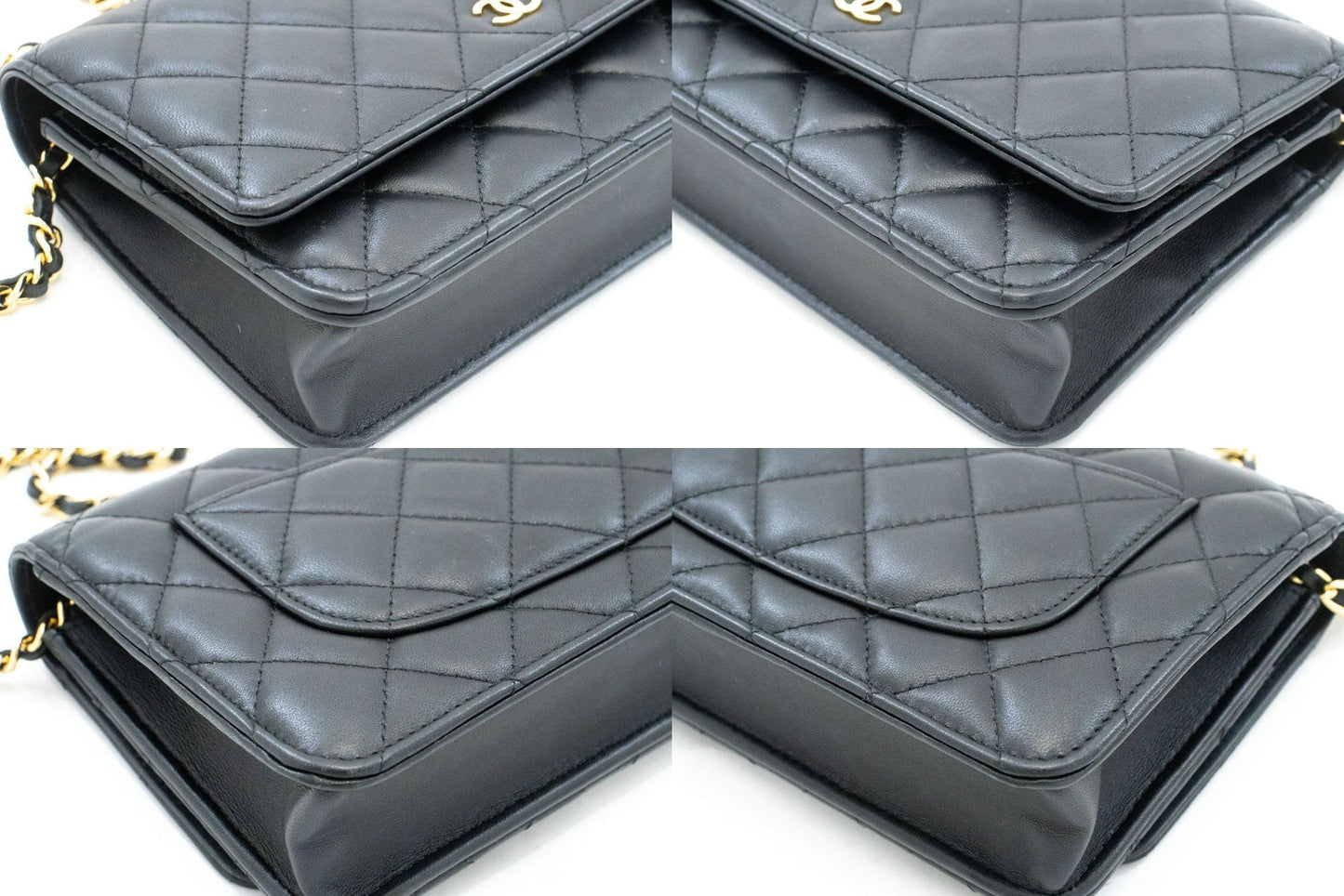 CHANEL Sort Classic Wallet On Chain WOC Skuldertaske Crossbody ae8 hannari-shop
