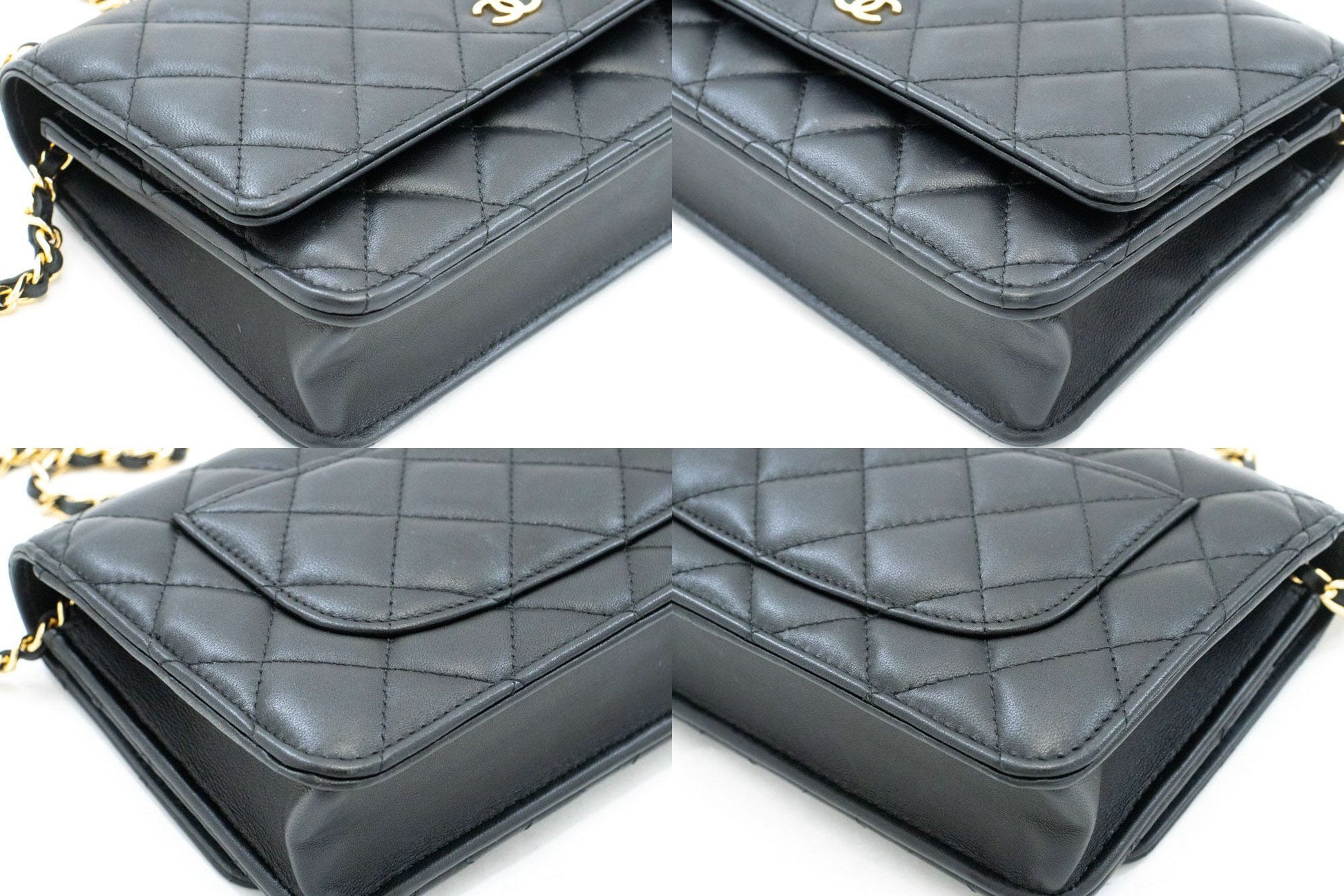 CHANEL Sort Classic Wallet On Chain WOC Skuldertaske Crossbody ae8 hannari-shop