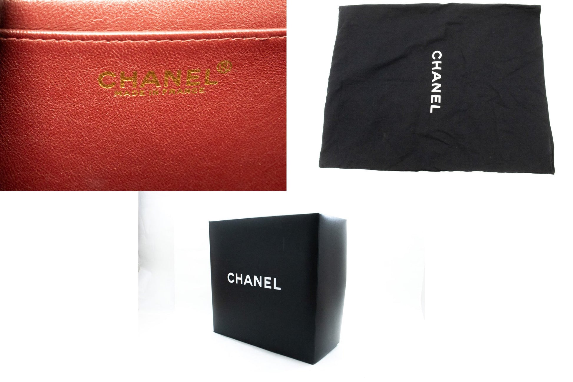 CHANEL Lamskin Handbag Top Handle Small Bag Kelly Black Flap an2 hannari-shop