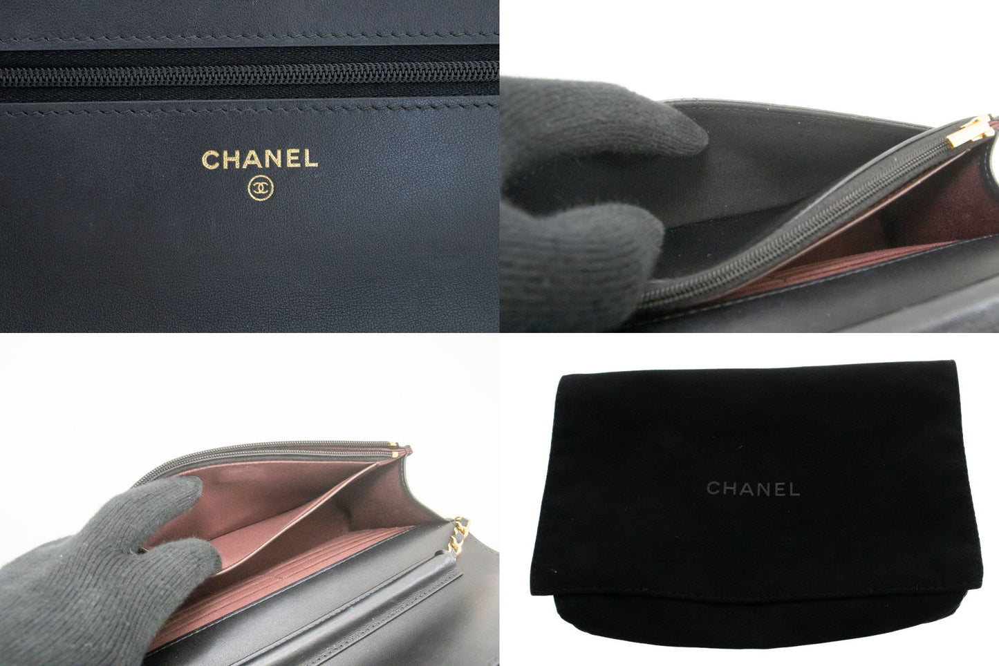 CHANEL Sort Classic Wallet On Chain WOC Skuldertaske Crossbody ae8 hannari-shop