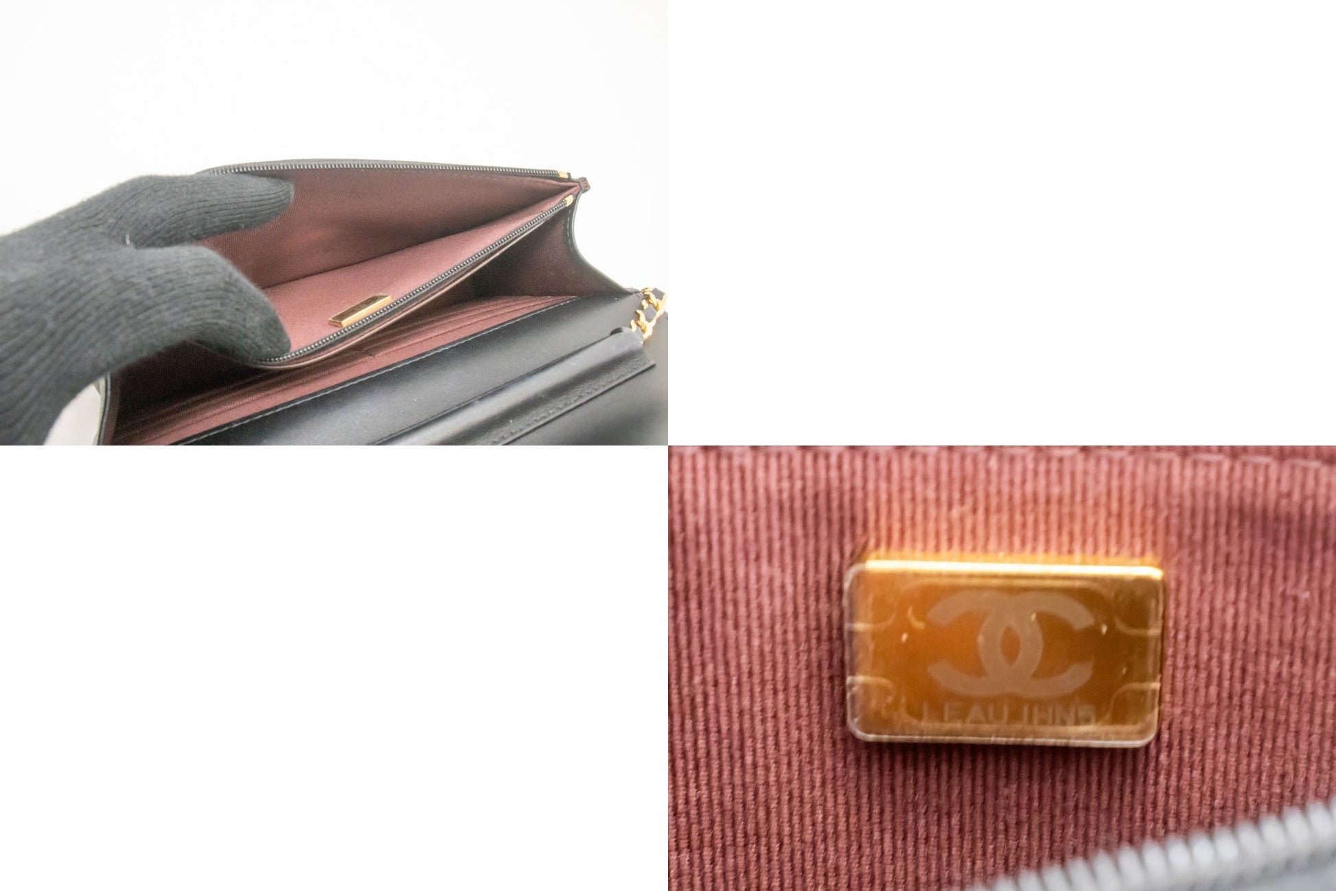 CHANEL Sort Classic Wallet On Chain WOC Skuldertaske Crossbody ae8 hannari-shop