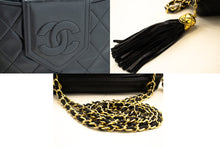 CHANEL Vintage Classic Chain Shoulder Bag Black Quilted Lambskin n17 hannari-shop