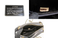 CHANEL Vintage Classic Chain Shoulder Bag Black Quilted Lambskin n17 hannari-shop