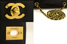 CHANEL Diana Flap Chain Shoulder Bag Black Quilted Lambskin Purse n18 hannari-shop