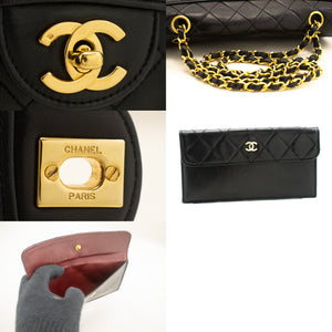 CHANEL Vintage Classic Chain Shoulder Bag Single Flap Quilted Lamb m81 hannari-shop