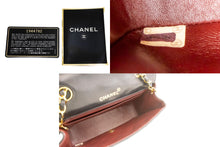 CHANEL Diana Flap Chain Shoulder Bag Black Quilted Lambskin Purse p35 hannari-shop