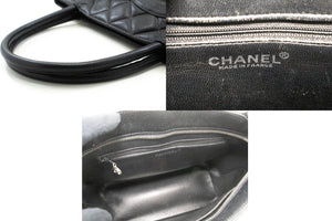 CHANEL Silver Medallion Grained Calfskin Leather Shoulder Bag n54 hannari-shop