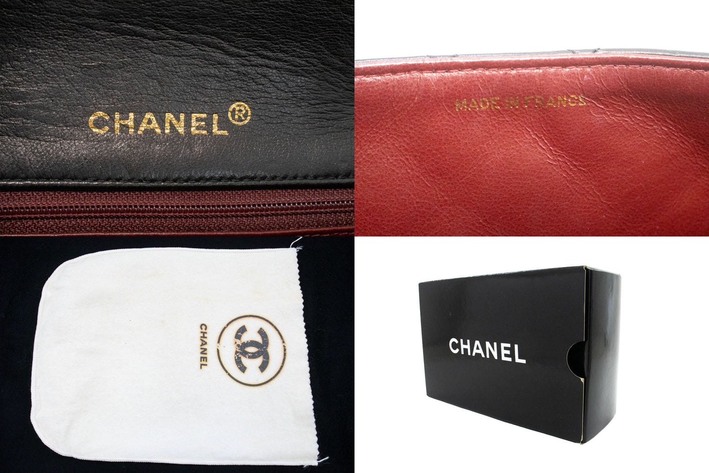 CHANEL Mini Square Small Chain Shoulder Bag Crossbody Black ai2 hannari-shop
