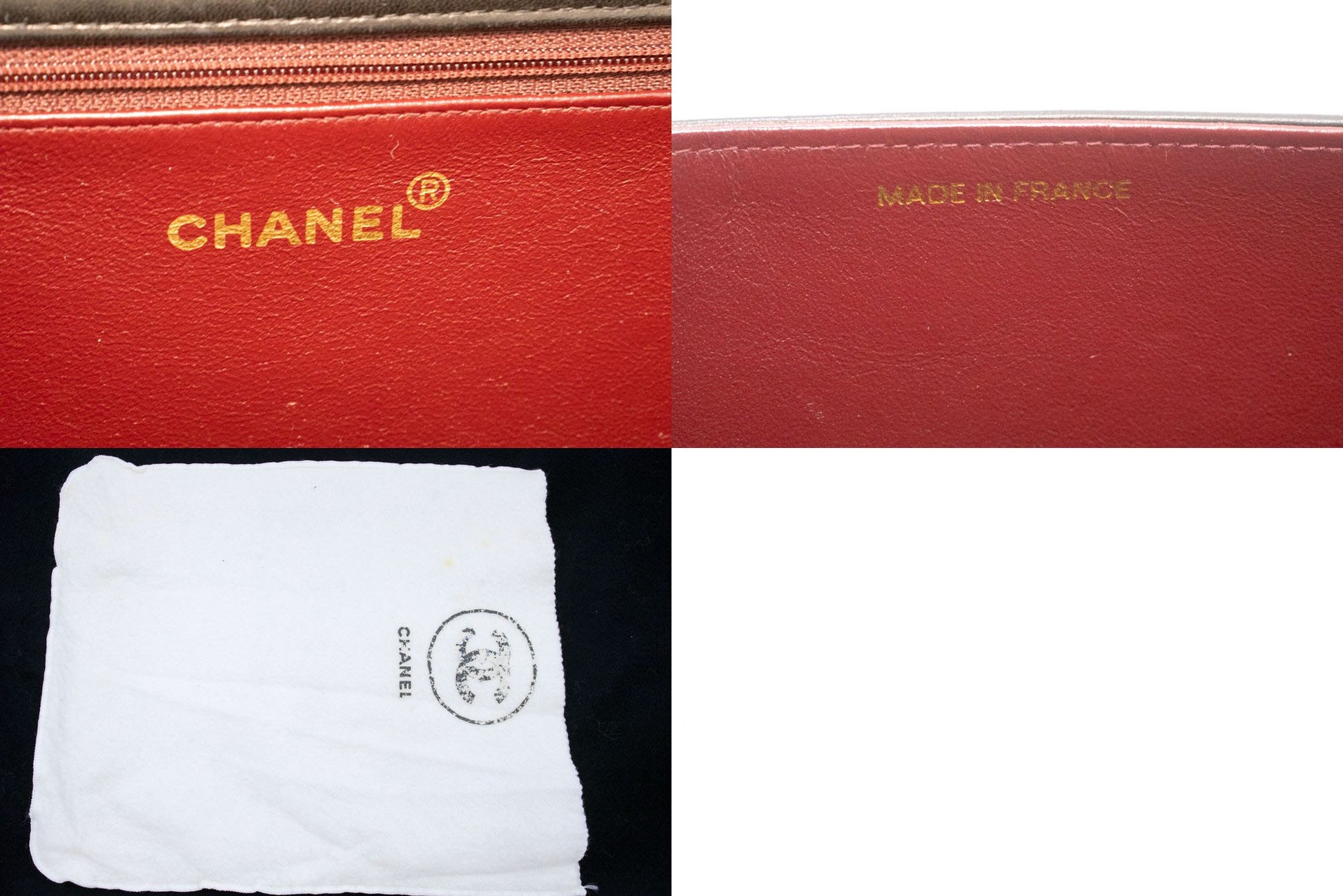 CHANEL Full Flap Chain Shoulder Bag Clutch Black Quilted Lambskin ak1 hannari-shop