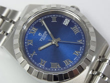 TUDOR 28400 Royal 34 MM blue Roman Mens 172296570 hannari-shop