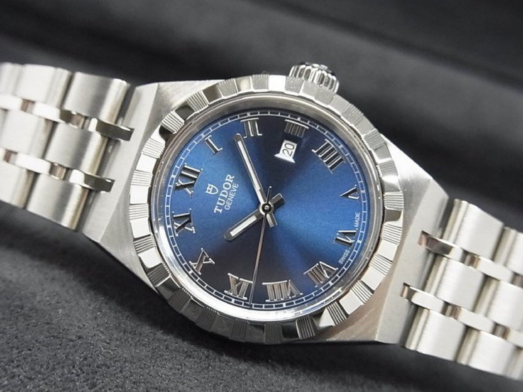 TUDOR Royal 28 MM blue Roman Ref.28300 Womens model Womens 173281167 hannari-shop