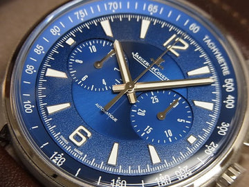 JAEGER LECOULTRE Polaris Chronograph blue Dial Q9028480 Mens 177646622 hannari-shop