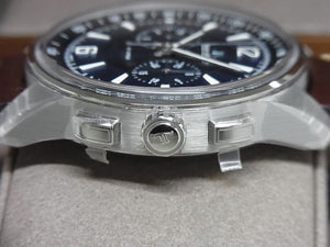 JAEGER LECOULTRE Polaris Chronograph blue Dial Q9028480 Mens 177646622 hannari-shop