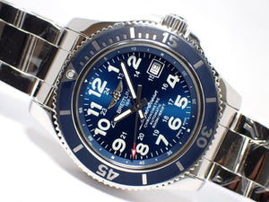 BREITLING SuperoceanII 42 blue Bracelet Specification A17365 Mens 179215261 hannari-shop