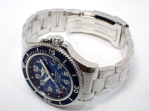 BREITLING SuperoceanII 42 blue Bracelet Specification A17365 Mens 179215261 hannari-shop