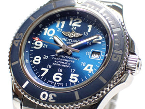 BREITLING SuperoceanII 42 blue Bracelet Specification A17365 Mens 179215261 hannari-shop