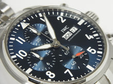 IWC Pilot's ρολόι Chronograph 41 blue Dial Bracelet Specification IW388102 Mens 179342984 hannari-shop