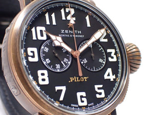 ZENITH Pilot's Type20 Chronograph Extra Special bronze Mens 179727015 hannari-shop