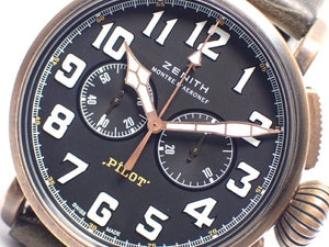 ZENITH Pilot's Type20 Chronograph Extra Special bronze Mens 179727015 hannari-shop