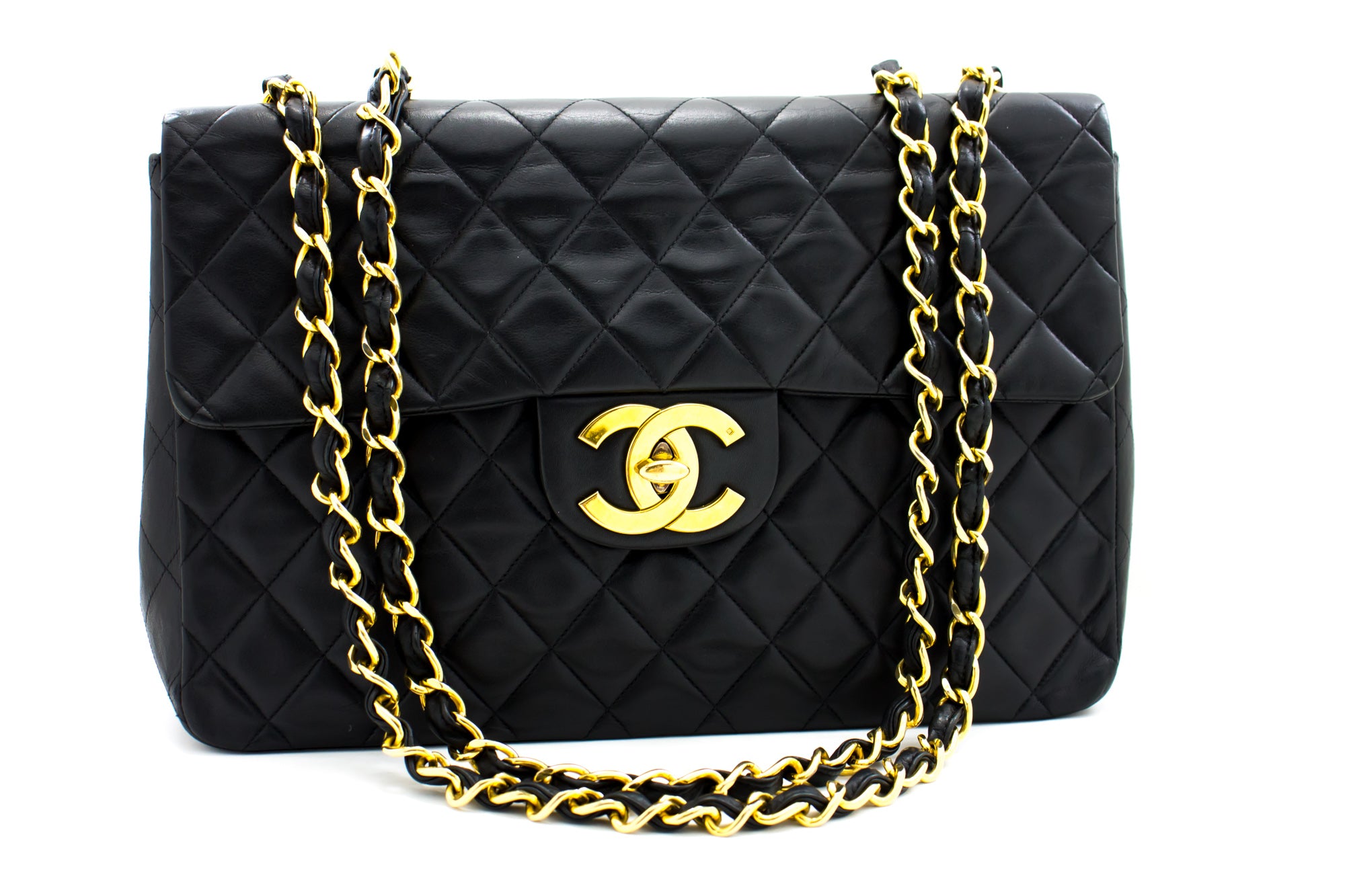CHANEL Pre-Owned Double Flap Jumbo Shoulder Bag - Farfetch