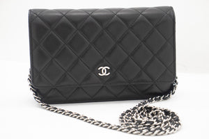 Handbags Chanel Chanel V-Stitch Lambskin Wallet on Chain Woc Double Zip Chain Bag