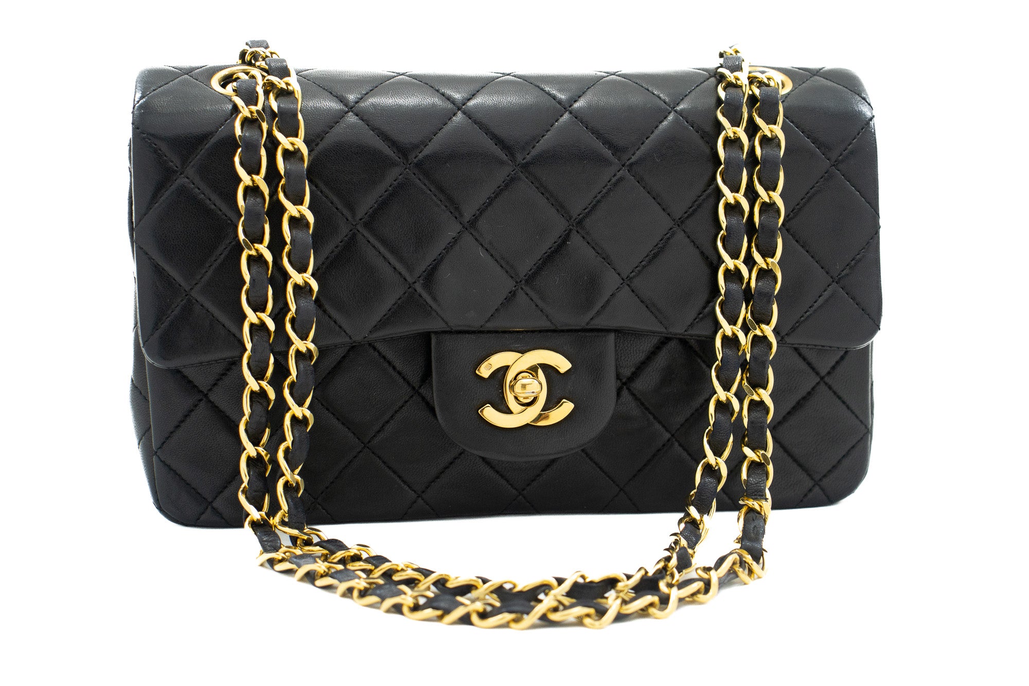 Authentic Chanel 9 Inch Lambskin Classic Flap Bag Luxury Bags  Wallets  on Carousell
