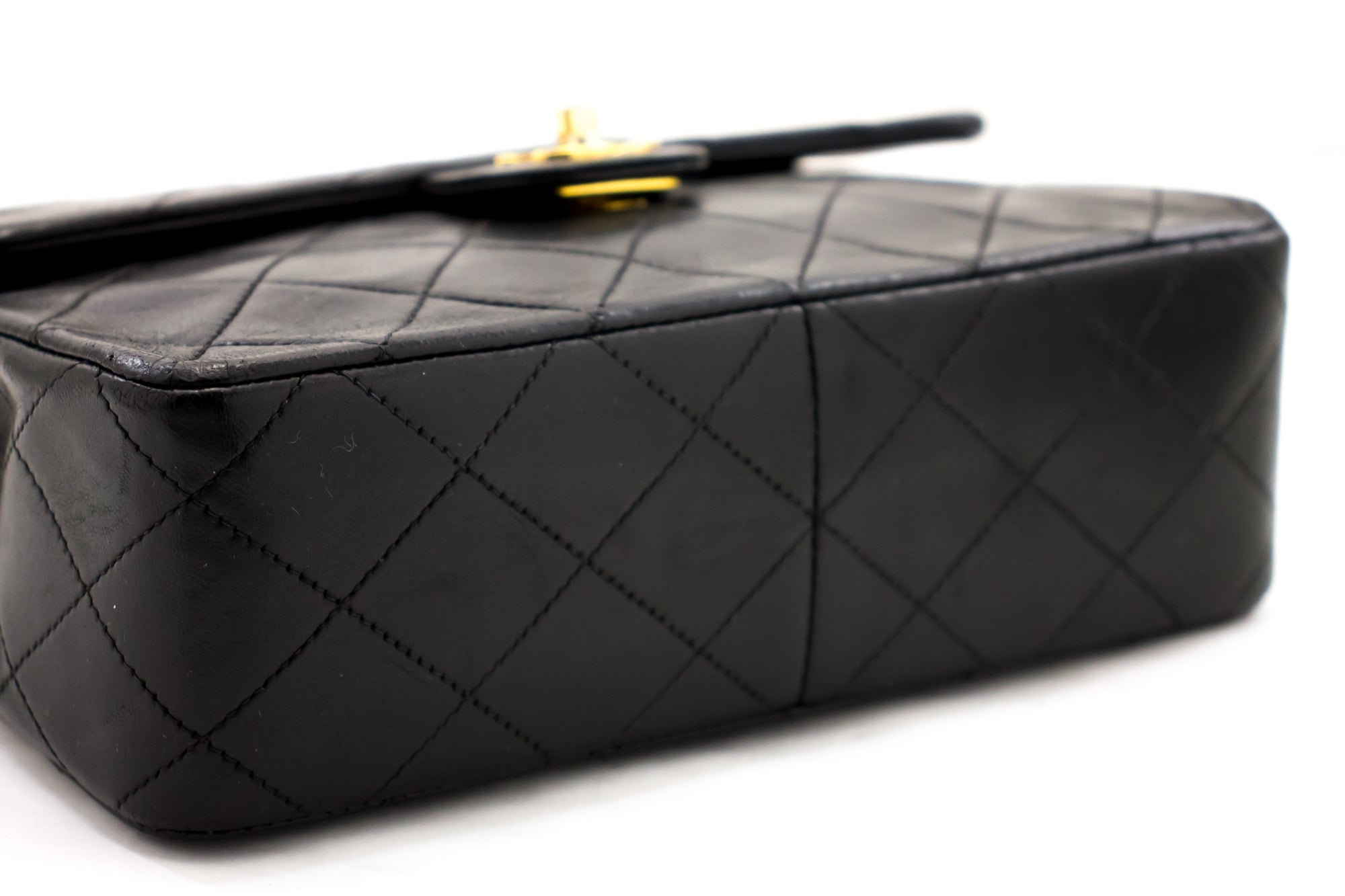 chanel black mini purse handbag