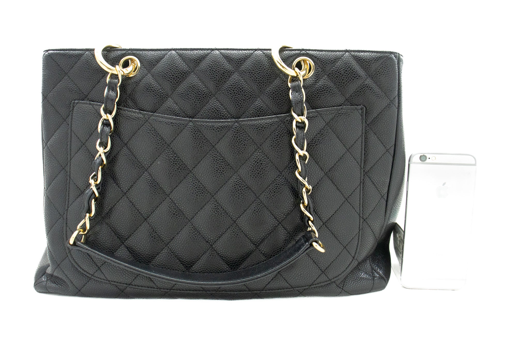 CHANEL BAG Grand Shopping Black Quilted Leather Shoulder -  Norway