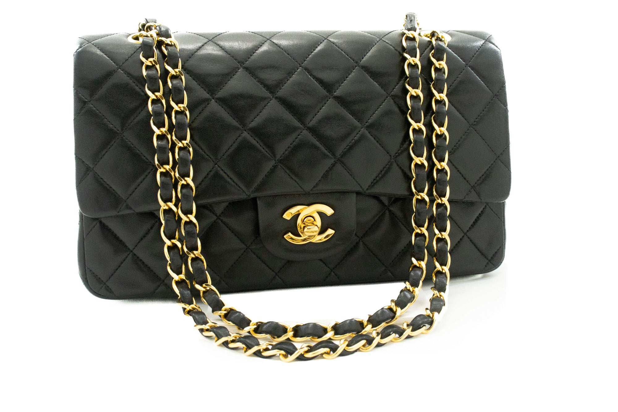 Chanel Black Quilted Caviar New Classic Double Flap Maxi Q6BAQP0FK6027