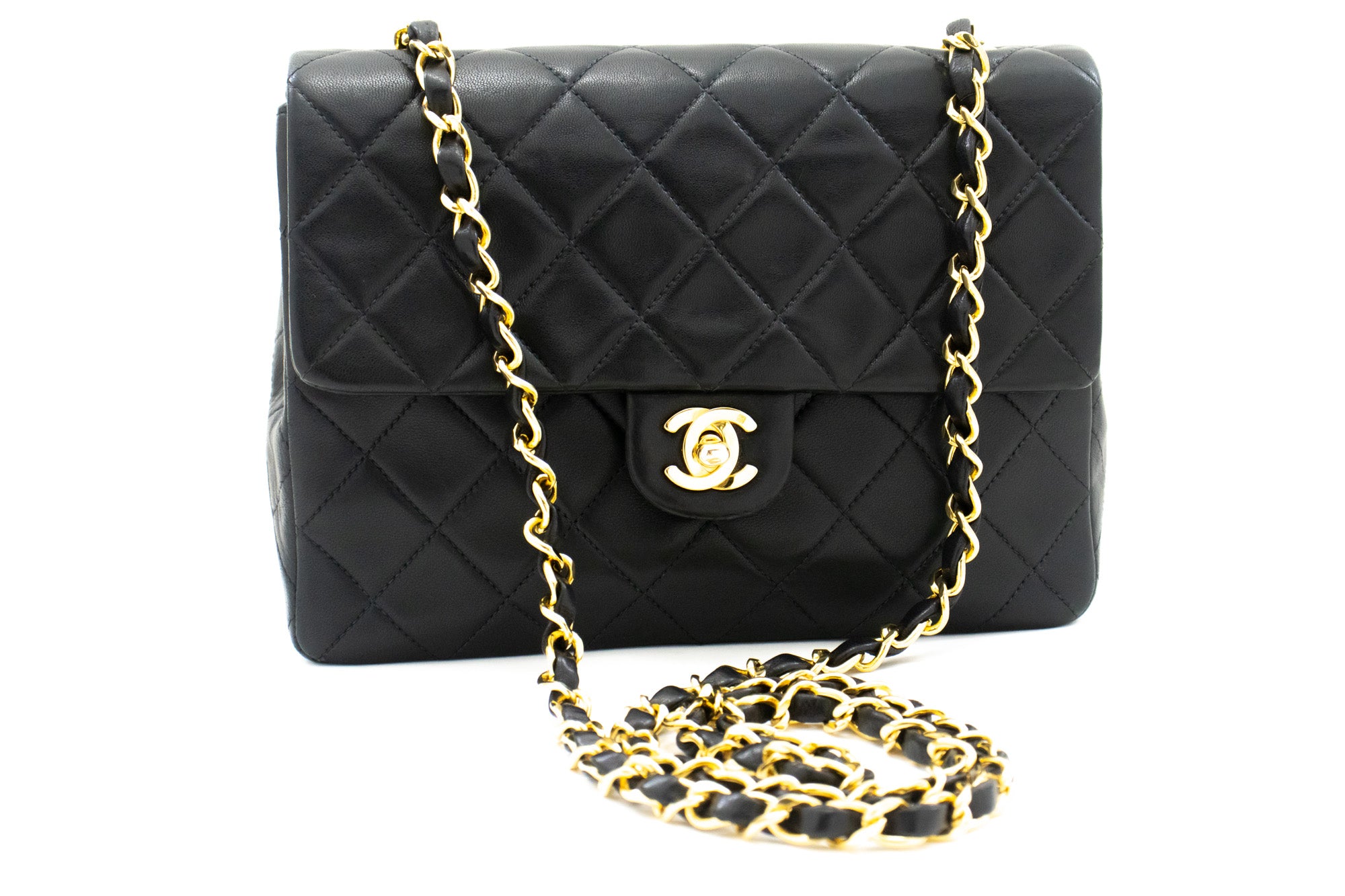 Chanel Mini Square Small Chain Shoulder Bag Crossbody
