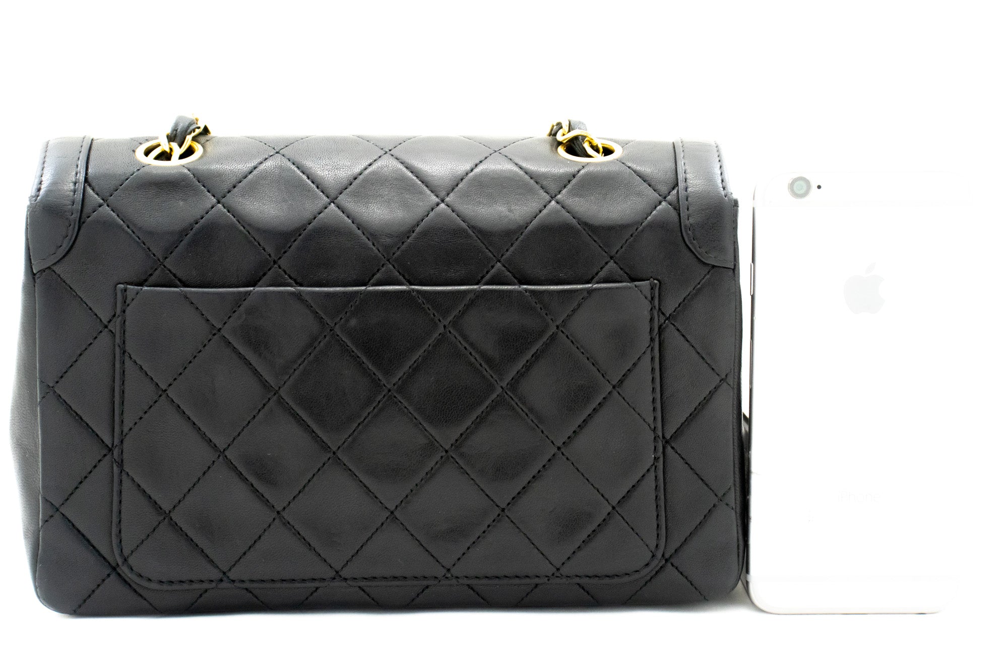 Chanel Classic Double Flap Quilted Caviar Gold-tone Medium Black in Caviar  with Gold Tone - US