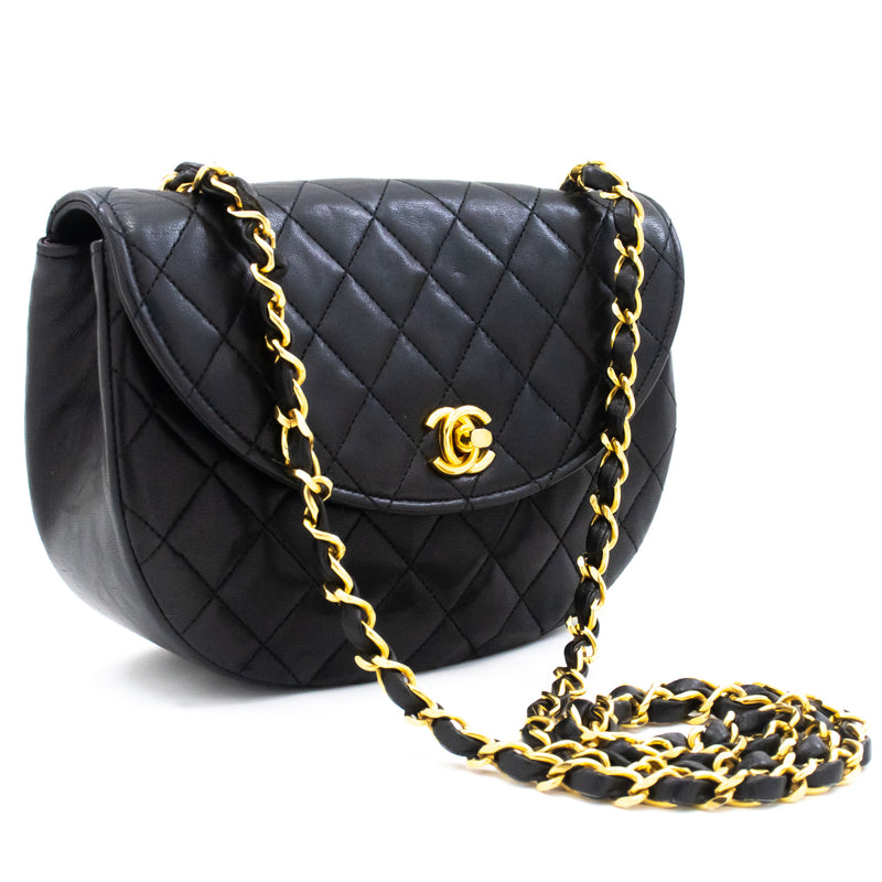 CHANEL Vintage Classic Chain Shoulder Bag Single Flap Quilted