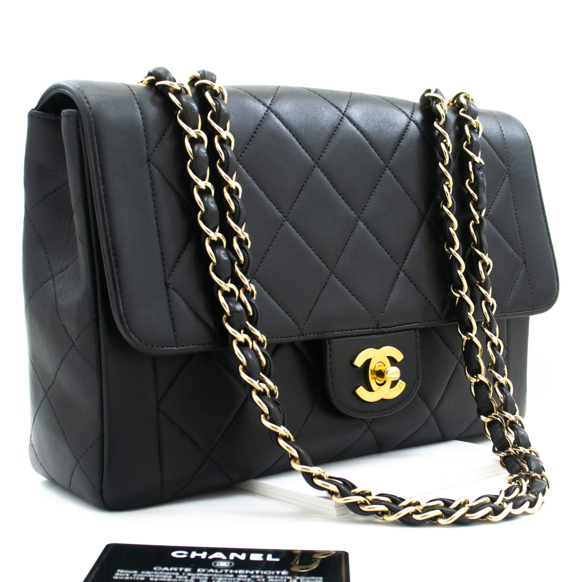 CHANEL Rhombus Sheepskin Leather Chain Shoulder Bag Gold Buckle Chain –  Brand Off Hong Kong Online Store