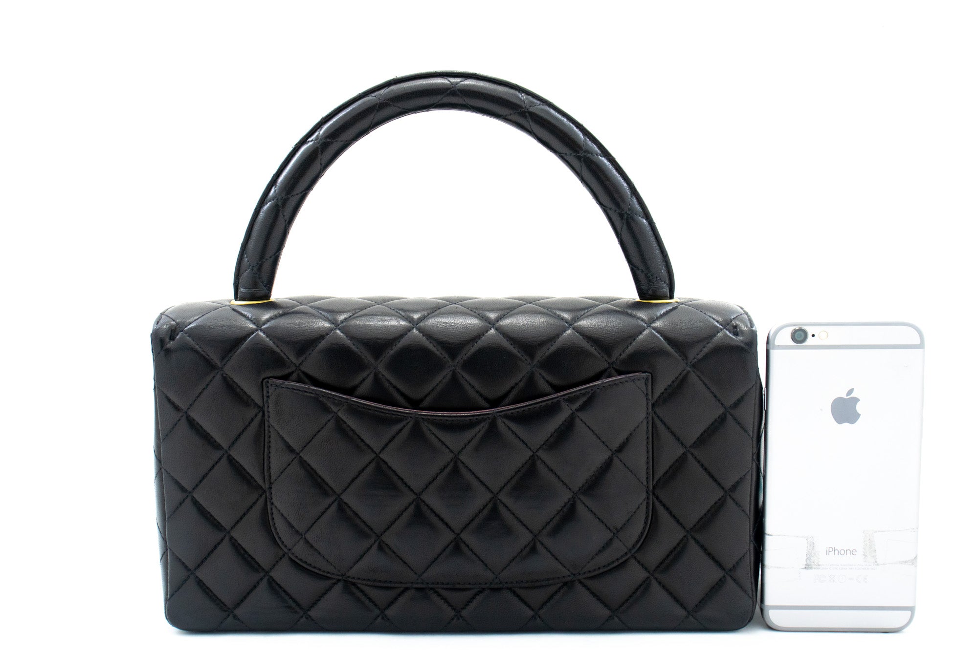CHANEL Black Quilted Lambskin Mini Kelly Vintage Flap Bag – JDEX Styles