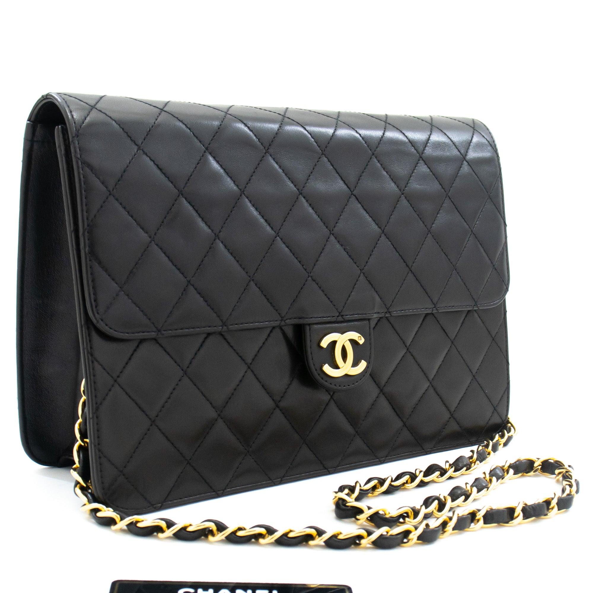 chanel brown leather bag