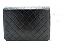 CHANEL Small Chain Shoulder Bag Clutch Black Quilted Flap Lambskin L54 hannari-shop