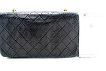Τσάντα ώμου CHANEL Full Flap Chain Chain Shoulder Bag Black Quilted Lambskin L56 hannari-shop
