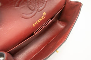 Τσάντα ώμου με αλυσίδα CHANEL Classic Double Flap 9" Μαύρο Lambskin m30 hannari-shop