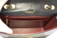 CHANEL Vintage Classic Chain Shoulder Bag Black Quiltted Flap Lamb c20 hannari-shop