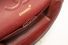 CHANEL Classic Double Flap 10" kæde skuldertaske Sort lammeskind m32 hannari-shop