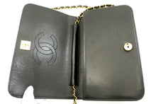 CHANEL Full Flap Chain Shoulder Bag Clutch Μαύρο Καπιτονέ Lambskin m18 hannari-shop