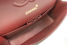 Τσάντα ώμου με αλυσίδα CHANEL Classic Double Flap 10" Μαύρο Lambskin m24 hannari-shop