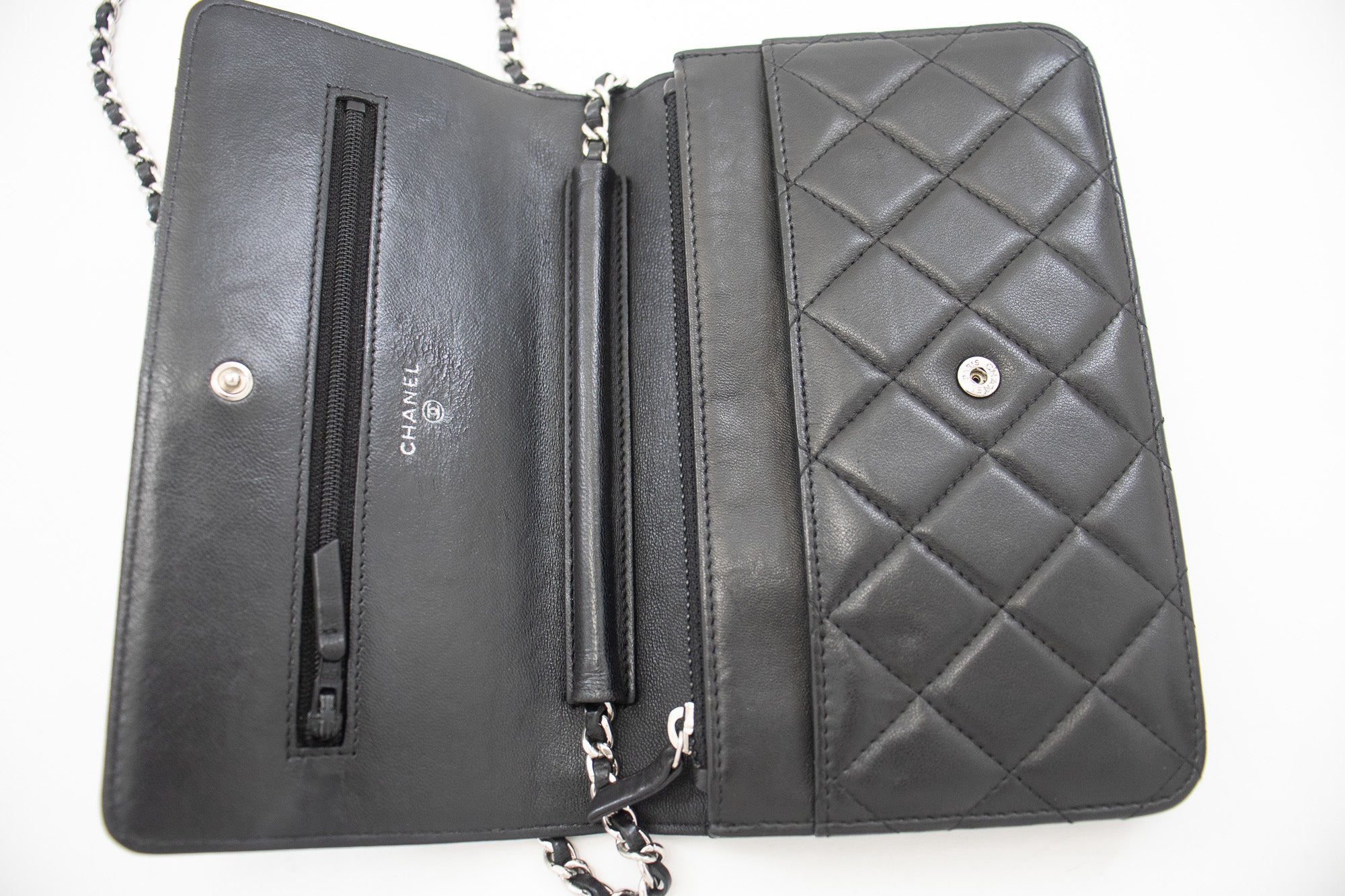 Chanel Chanel 19 Lambskin Wallet on Chain