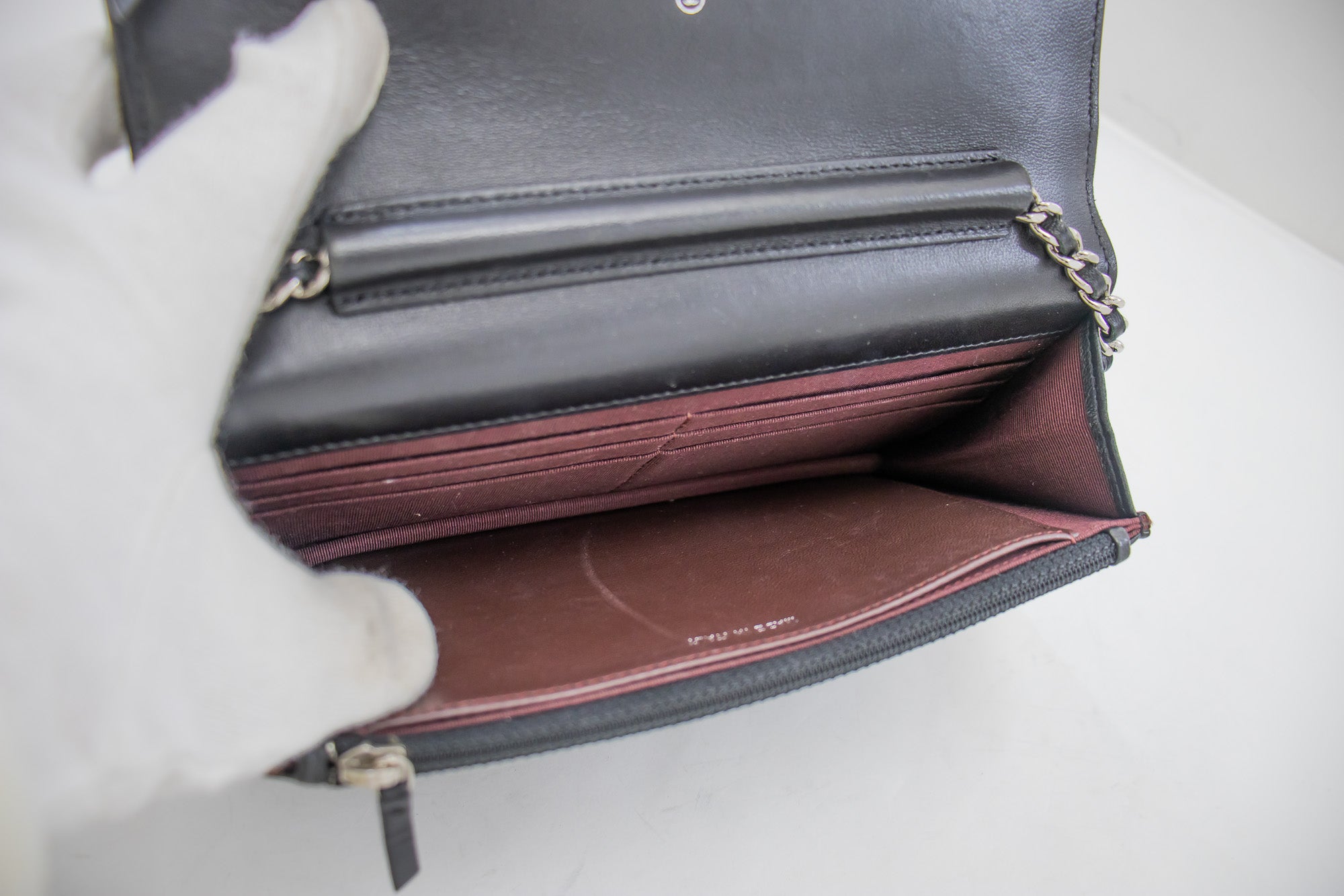 Chanel Classic Denim WOC Wallet On Chain Handbag – The